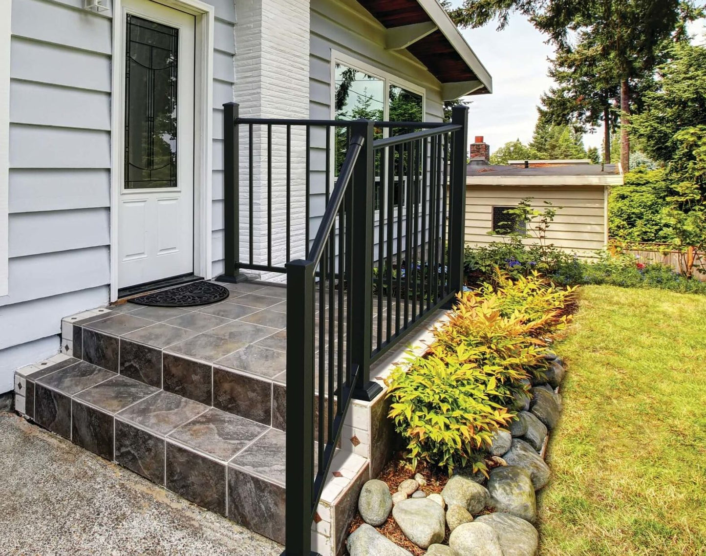 Exterior Aluminum Handrails