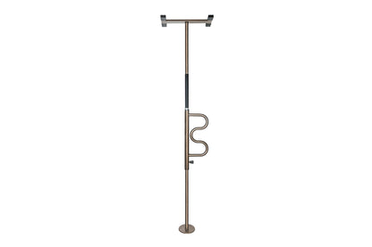 Security Pole and Curve Grab Bar