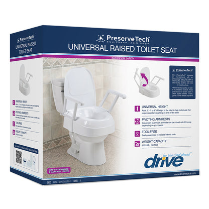 PreserveTech™ Universal Raised Toilet Seat