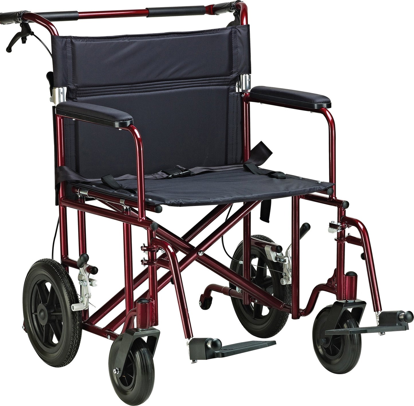 Bariatric Aluminum Transport Wheelchair