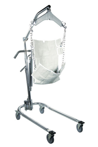 Hydraulic Deluxe Chrome-Plated Patient Lift